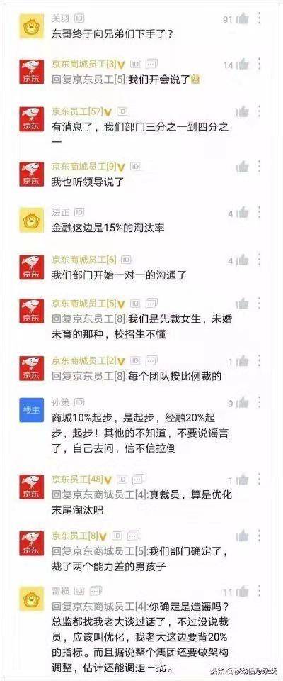 网传京东将裁员超10%：拟先裁未婚未育女性